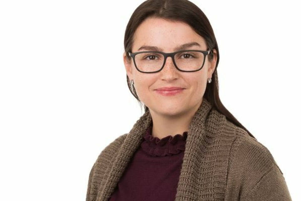 Prosjektleder Ann Cecilie Hilling i NCE Aquaculture forteller at flere forskningsinitiativer via EU gir relevante resultater for medlemmene av klyngen. Foto: Kunnsapsparken i Bodø.