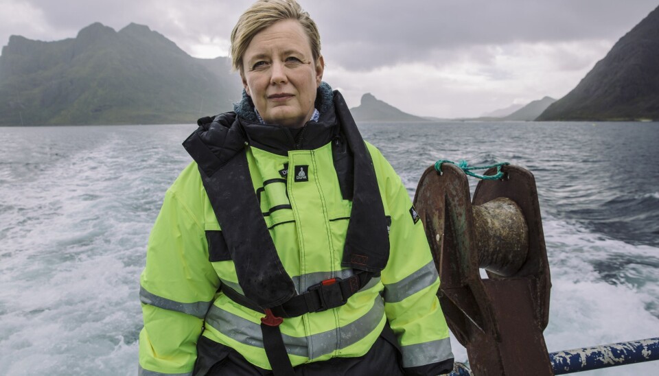 Eva Maria Kristoffersen er daglig leder i Egil Kristoffersen & Sønner. Hun er glad for en rask inngripen av de ansatte, da rømmingen skjedde.