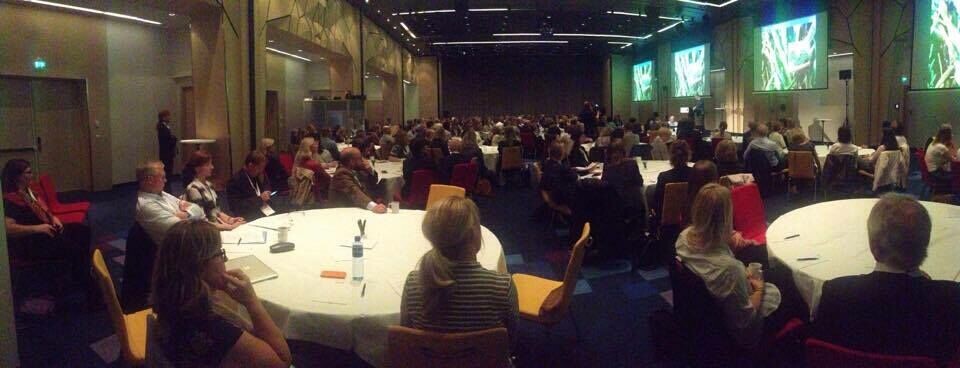 Panoramabilde av konferansen. Foto: Kjersti Marie Grinde.