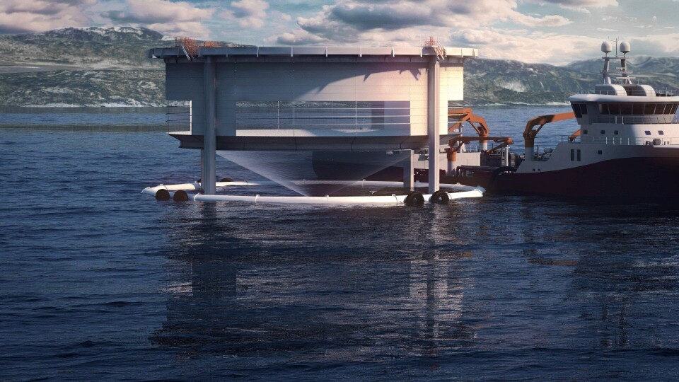 Aquatraz. Foto: Midt Norsk Havbruk Produksjon AS.