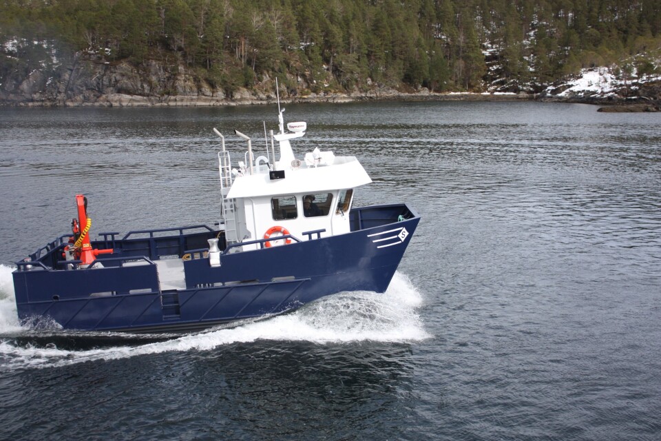 Bygg 133 er tilsvarende lik tre arbeidskatamaraner i bestilling. Foto: Sletta Verft.