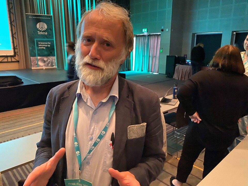 - Det er gledelig at sjømatnæringen har tatt tak i arbeidet med biosikkerhet, fiskehelse og velferd, sier avdelingsdirektør fiskehelse ved Veterinærinstituttet Edgar Brun. Foto: Kati Indrefjord