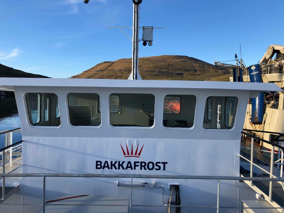 Bakkafrost styrer mot 100 000 tonn. Illustrasjonsfoto: JT electric/Bakkafrost. Bakkafrost styrer mot 100 000 tonn. Illustrasjonsfoto: JT electric/Bakkafrost.