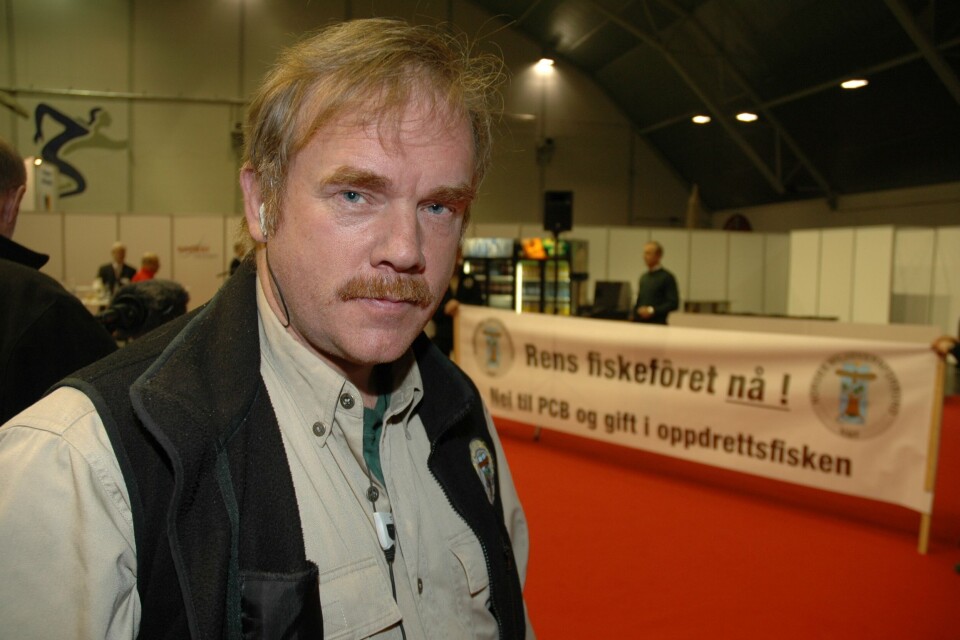 Leder for Norges MiljøvernforbundDemonstrasjon under åpningen av Norway Fish & Aquaculture messen i Bergen, 2006