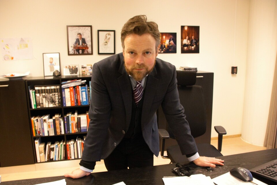 Næringsministeren kritiserer Tromsø og Osterøy for dårlige næringspolitiske beslutninger om havbruk. Foto: Sigbjørn Larsen. Næringsministeren kritiserer Tromsø og Osterøy for dårlige næringspolitiske beslutninger om havbruk. Foto: Sigbjørn Larsen.