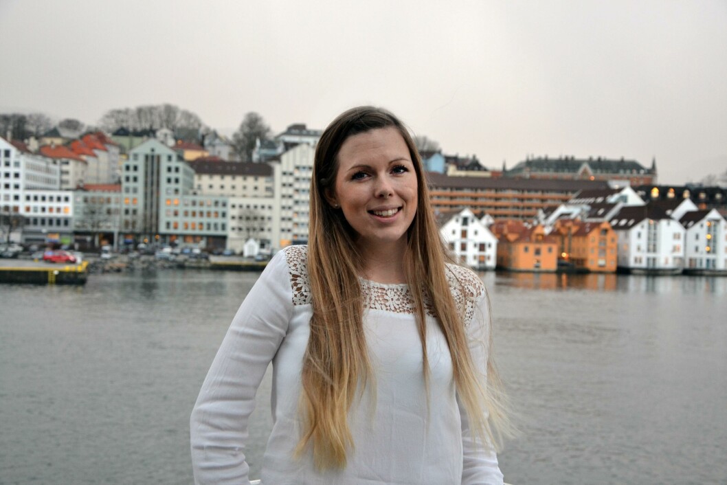 Næringspolitisk rådgiver Linn Therese Skår Hosteland sier rederiene har et stort fokus på å redusere eget fotavtrykk. . Foto: Helge Martin Markussen