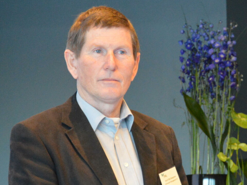 Karl Olaf Jørgensen, Hellesund Fiskeoppdrett. Foto: Arkiv. Karl Olaf Jørgensen, Hellesund Fiskeoppdrett. Foto: Arkiv.