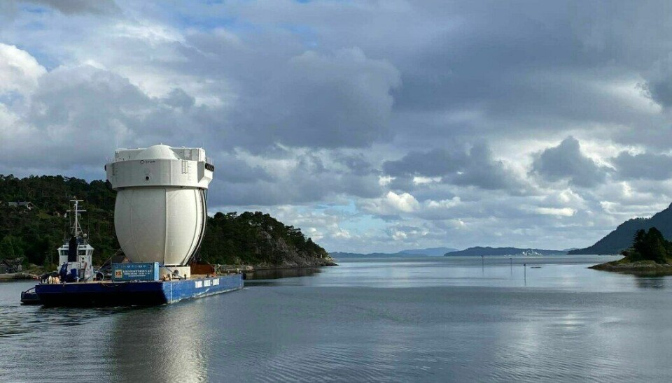 Foto av Egget på vei til lokalitet. Foto av Egget på vei til lokalitet.