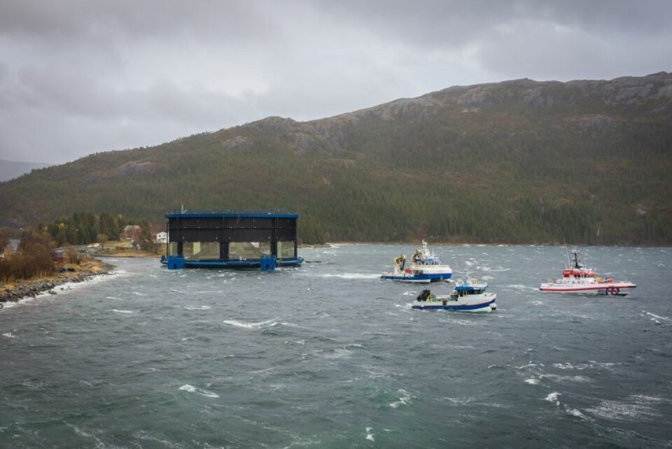 Aquatraz i Naustbukta. Foto: Lena Erikke Hatland (med tillatelse)
