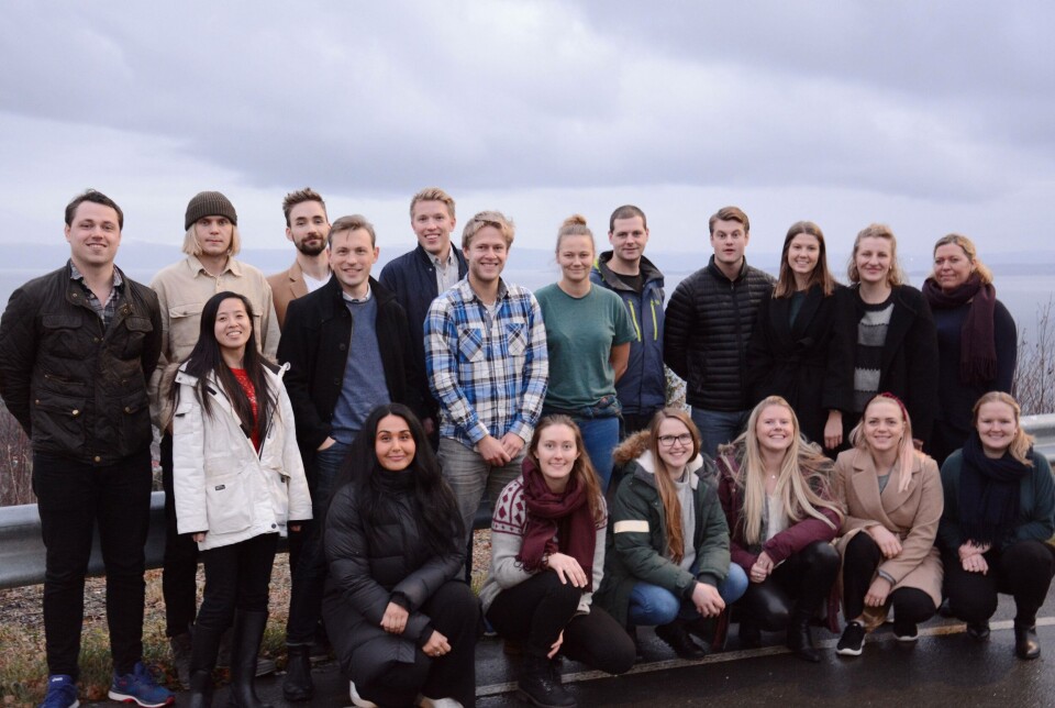 Nå er årets siste bootcamp startet i regi av Sett Sjøbein med studenter fra hele landet. Foto: Sett Sjøbein.