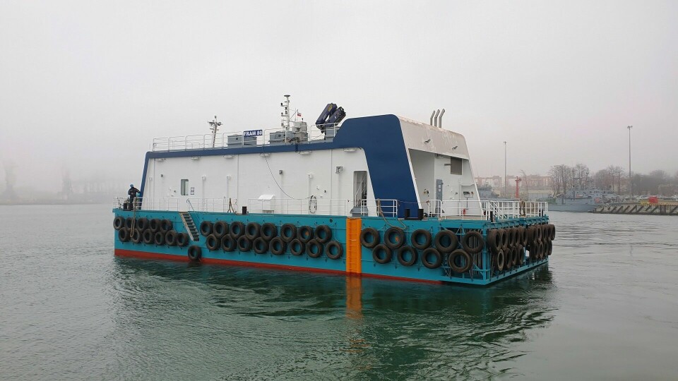Fôrflåten skal leveres nå i desember, og blir fraktet til Spania. Foto: ScaleAQ