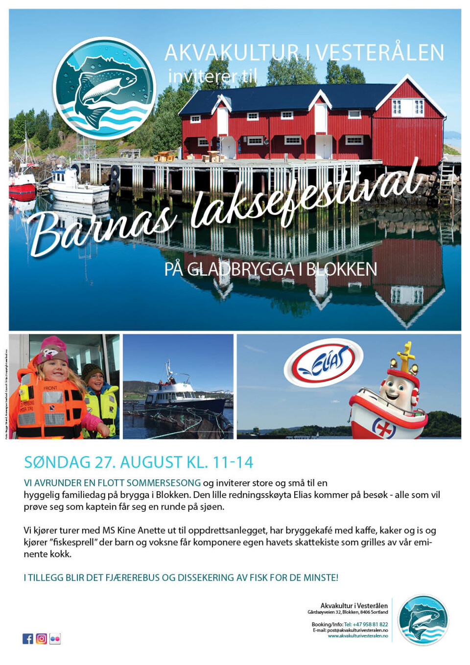 Barnas laksefestival 2017. Program: