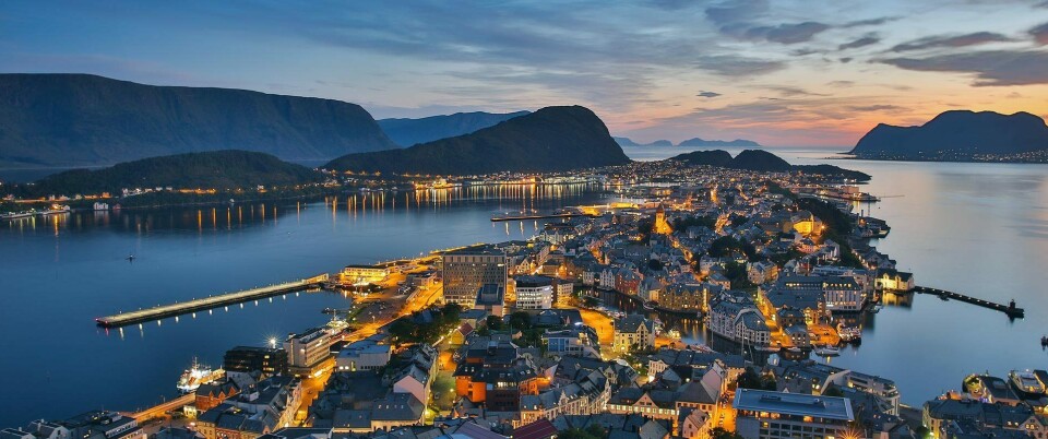 Bilde av Ålesund, der Pathos Forum konferansen holdes. Foto: Patogen.
