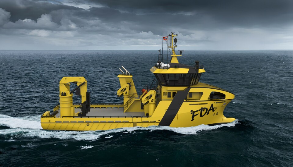 FDA har kontrahert et nytt servicefartøy. FDA har kontrahert et nytt servicefartøy.