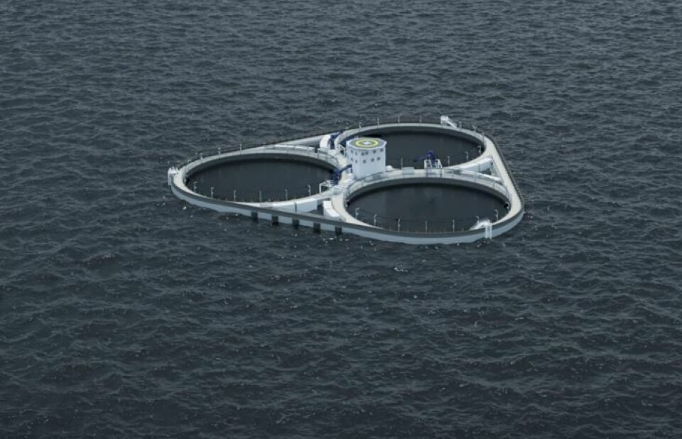 Utviklingskonseptet Øymerd oppfyller kravene om betydelig innovasjon mener NFD. Foto: Astafjord Smolt.