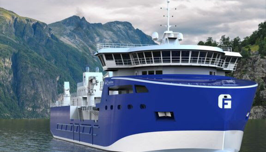 ABB leverer kraftsystem til hybrid brønnbåt for bærekraftig operasjon Illustrasjon: Møre Maritime.