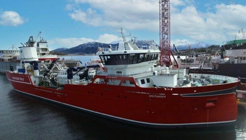 Bildet viser «Grotanger», som ble levert i mars 2021.