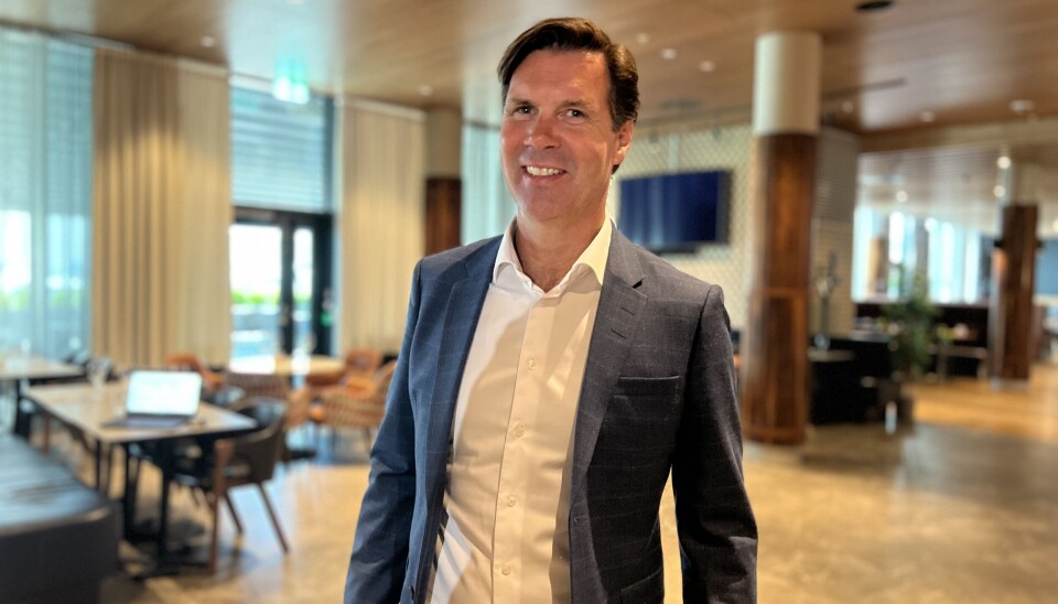 Henning Beltestad, konsernsjef Lerøy kan smile for høyeste omsetning i et kvartal noensinne, men samtidig opplever konsernet en stor usikkerhet knyttet til forslaget om grunnrenteskatt.