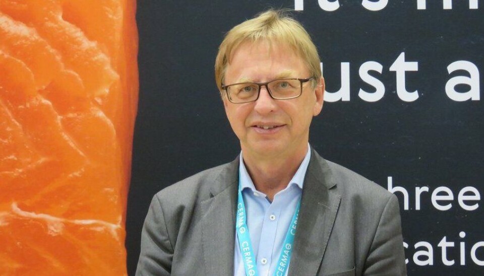 Geir Molvik, konsernsjef i Cermaq, sier til Norsk Fiskeoppdrett at selskapet han leder følger tett med på utviklingen både innen landbasert oppdrett og oppdrett til havs. Foto: Daniella Balin, Salmonexpert.
