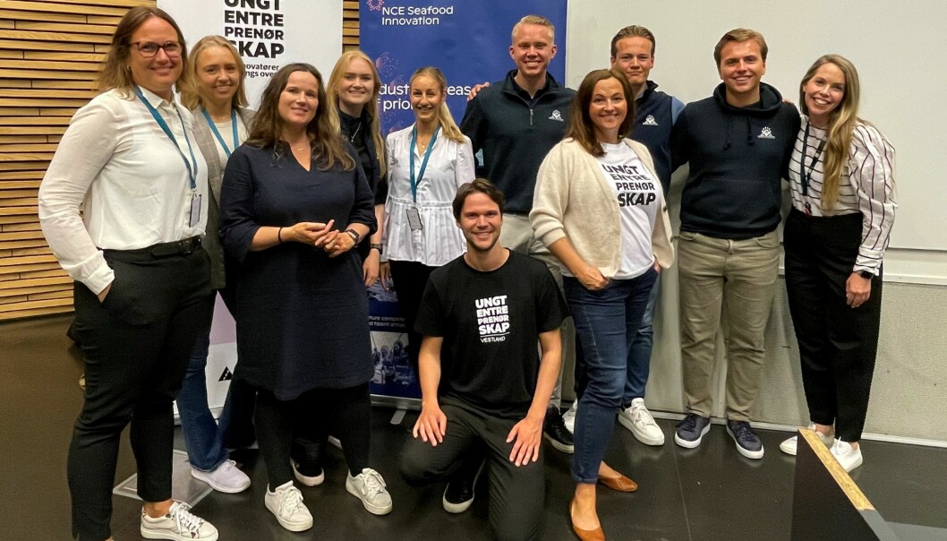 Representanter fra NCE Seafood Innovation, Lerøy, NHHs Case Club og Ungt Entreprenørskap bidro elevene med råd og veiledning i løpet av dagen.