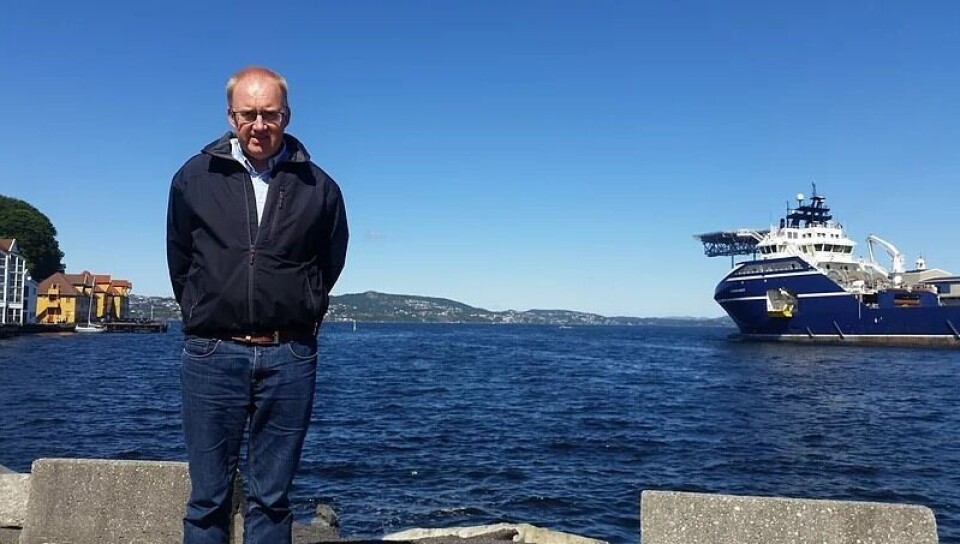 Audun Oddekalv er valt som styreleiar i den nye foreningen Norsk Taredyrkarforeininga. Foto: Marit Gjerstad/Algenytt.no Audun Oddekalv er valt som styreleiar i den nye foreningen Norsk Taredyrkarforeininga. Foto: Marit Gjerstad/Algenytt.no