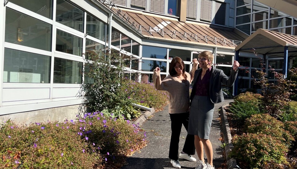 Forskere Marta Bou Mira (venstre) og Anne Kettunen skal lede to av de tre prosjektene. Seniorforsker Binyam Dagnachew skal lede det tredje prosjektet. Han var ikke til stede da bildet ble tatt. Forskere Marta Bou Mira (venstre) og Anne Kettunen skal lede to av de tre prosjektene. Seniorforsker Binyam Dagnachew skal lede det tredje prosjektet. Han var ikke til stede da bildet ble tatt.