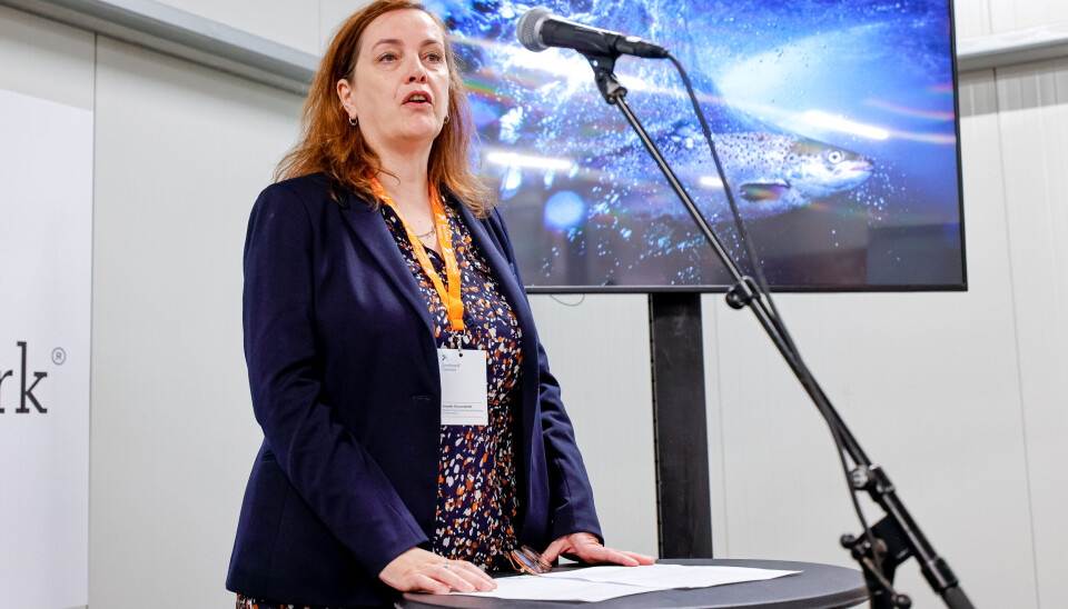 Fiskeriminister Svandis Svavarsdottir la vekt på viktigheten av Islandsk oppdrettsnæring i sin åpningstale Fiskeriminister Svandis Svavarsdottir la vekt på viktigheten av Islandsk oppdrettsnæring i sin åpningstale