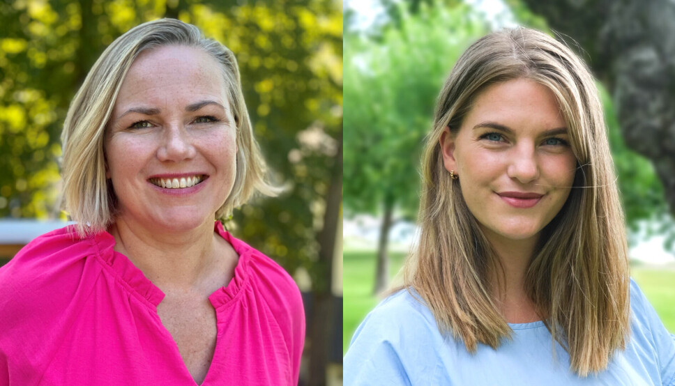 Ansatt: Maja B. Jensen og Karen K. Østerhus.