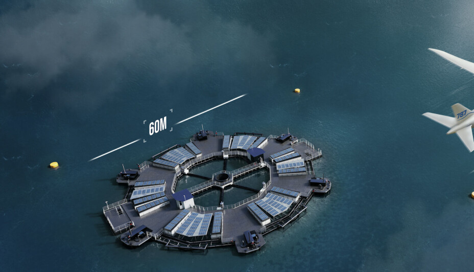 3D bilder av Marine Donut som viser størrelsen på prosjektet som skal bygges i termoplast.