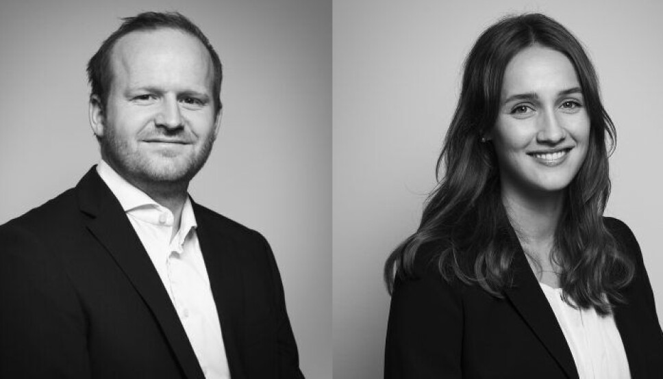 Seniorøkonom Oddbjørn Grønvik og senioranalytiker Maja Olderskog Albertsen i Menon Economics. Seniorøkonom Oddbjørn Grønvik og senioranalytiker Maja Olderskog Albertsen i Menon Economics.