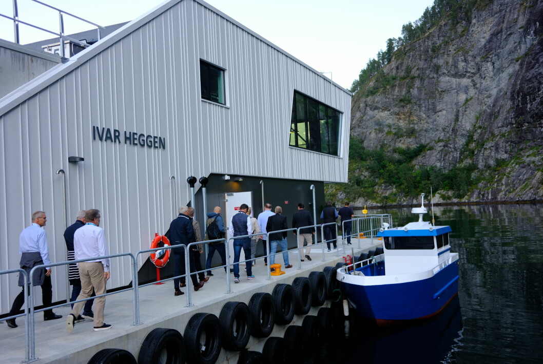 Det nye visningsanlegget til Hofseth AS er oppkalt etter Ivar Heggen som kanskje var den første som hentet oppdrettskunnskap til Norge.