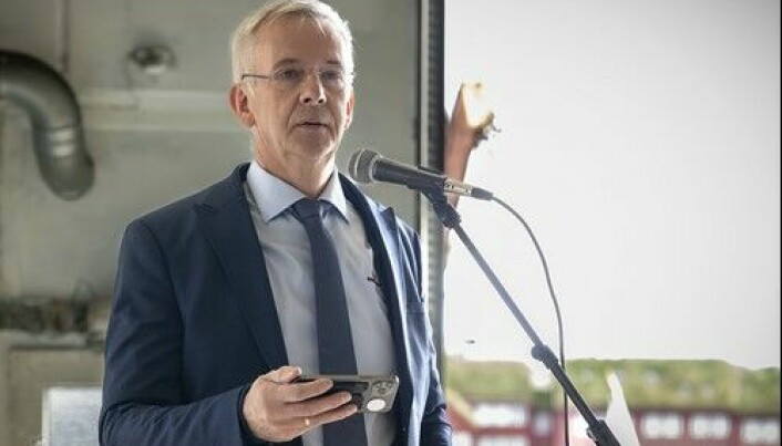 Regin Jacobsen, administrerende direktør i Bakkafrost talte under seansen torsdag.
