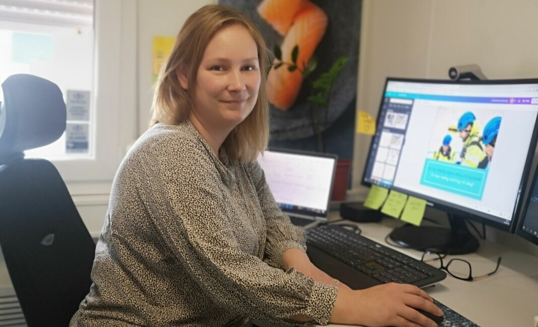 Ida Knutsen (38) vokste opp på Kvarøya og har et spesielt forhold til den vesle øya og Kvarøy Fiskeoppdrett. I jobben hennes som sosiale medier-ansvarlig liker hun å skape innhold som kanskje er litt utradisjonelt i forhold til hva lignende aktører i havbruksbransjen gjør.