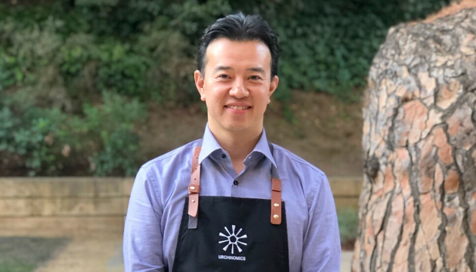 Brian Tsuyoshi Takeda er med sitt selskap Urchinomics vinner av Norges Vels Gründerpris for 2022.