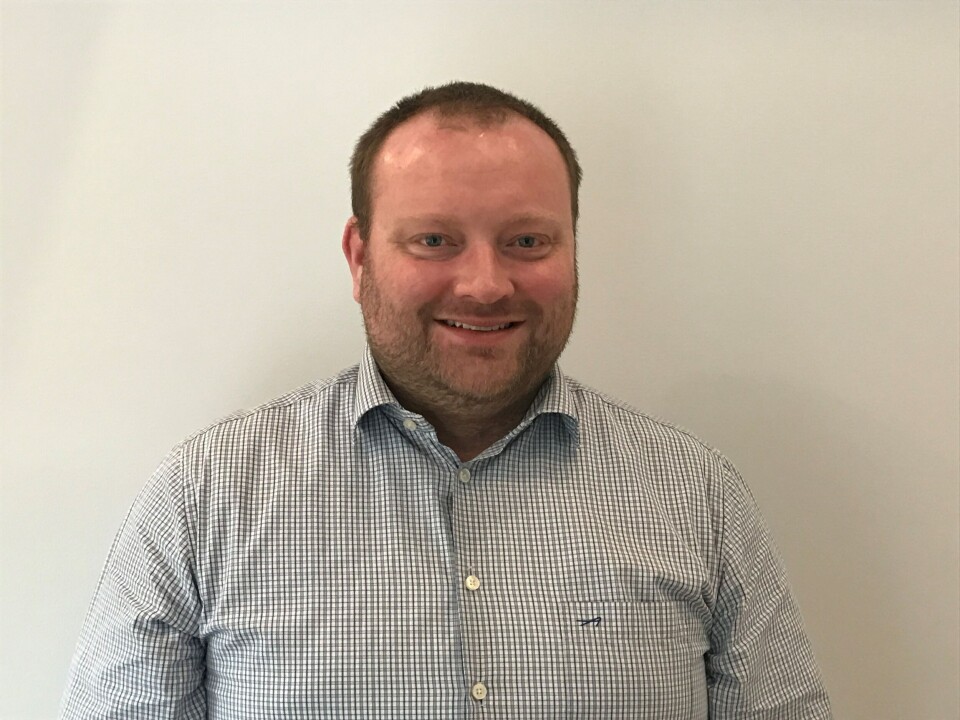 Andreas Moe Larsen, er sluttet i Eide Fjordbruk og begynt i jobb hos Stord kommune. Foto: Eide Fjordbruk.