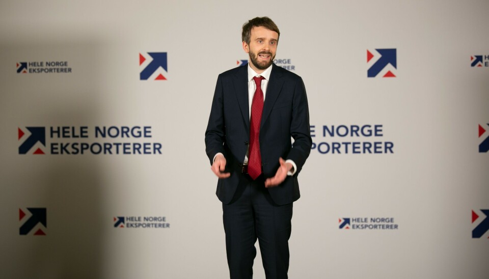 Næringsminister Jan Christian Vestre.