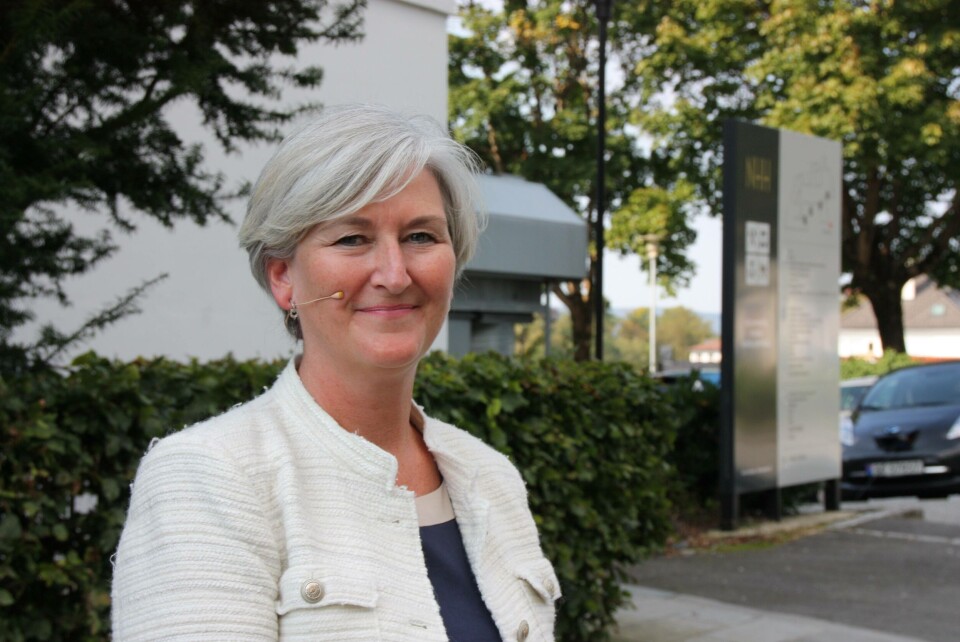 Anne-Kristin Øen, administrerende direktør Salmon Group sier at en total utskiftning på politisk side vil etter hennes skjønn bli mer krevende. Foto: Andrea Bærland