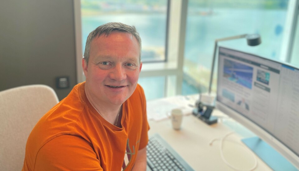Daglig leder i Eidsfjord Sjøfarm AS, Roger Simonsen.