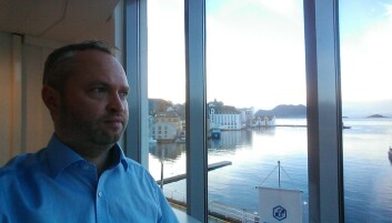 Glen Bradley, nestleder i Rostein, sier «Ro Fortune» er en del av en serie brønnbåter som de har fått levert av Larsnes Mek. Verksted. Foto: Rostein.