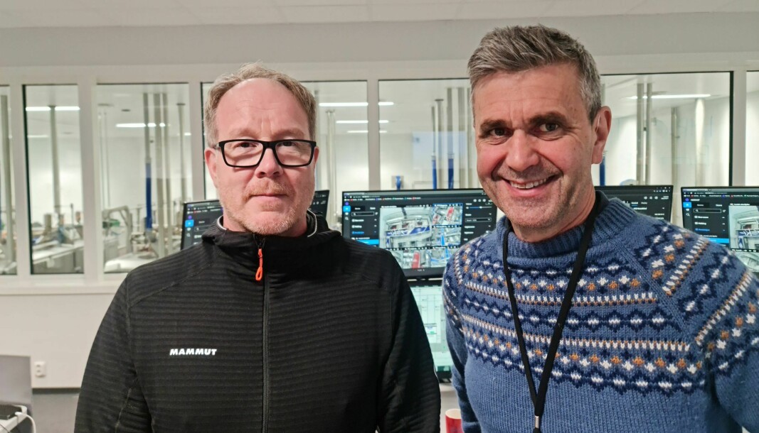 Fra venstre: Ny daglig leder på Salten N950: Roy-Tore Rikardsen, Johan Edvard Andreassen