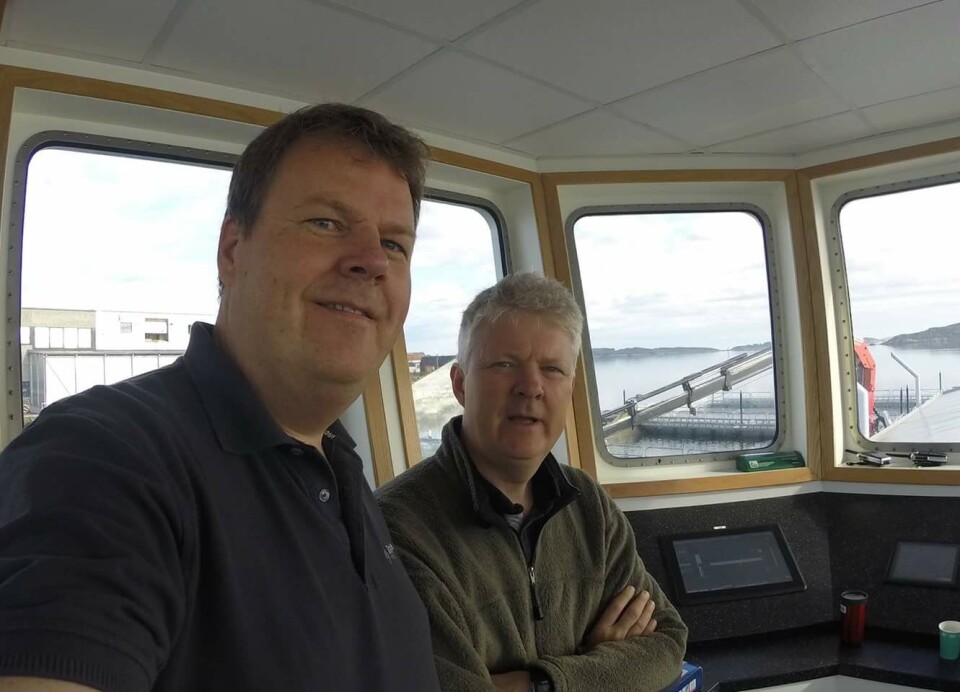 Brødrene Klaus Hoseth, (daglig leder) og Jacob Hoseth (styreformann) i Stranda Prolog. Foto: privat.
