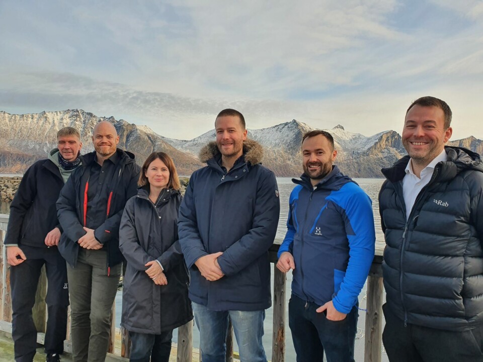 Teamet i KIME Akva er glade for å få på plass kredittfasilitet hos Sparebank1 Nord-Norge.