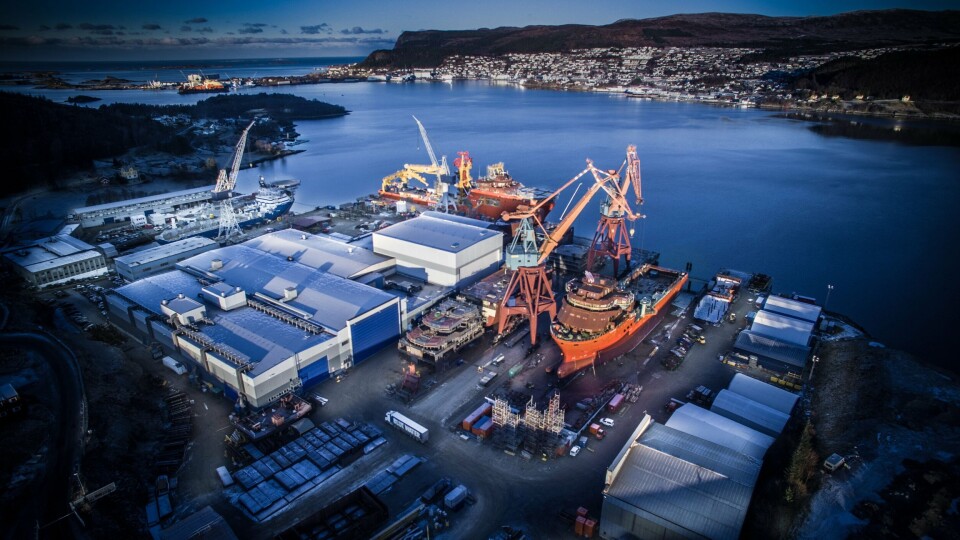 Det nye navnet på verftet blir Green Yard Kleven, opplyses det i pressemeldingen. Illustarsjonsfoto: Berge Myrene