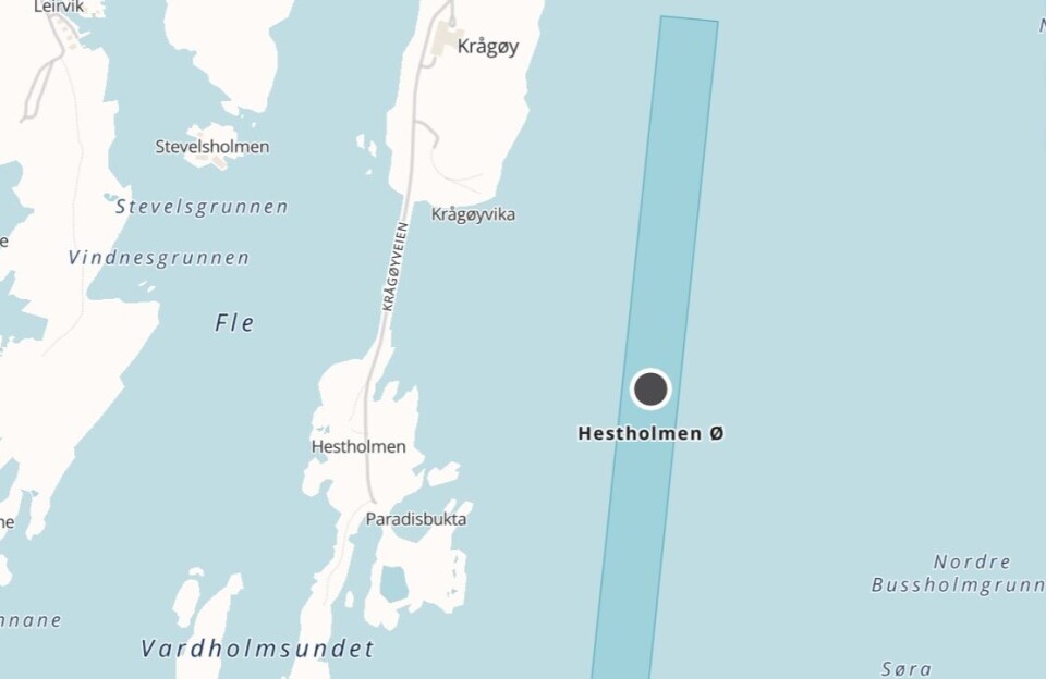 Barentswatch kart over lokalitet Hestholmen der Grieg Seafood mistenker de har fått ILA i en av merdene. Barentswatch kart over lokalitet Hestholmen der Grieg Seafood mistenker de har fått ILA i en av merdene.