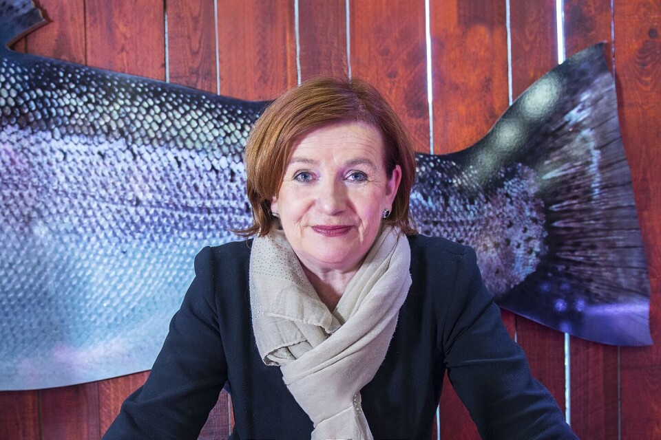 Kristin Pettersen i Norges sjømatråd mener fet fisk som norsk laks fremdeles har mye gode næringsstoffer. Foto: Norges sjømatråd.