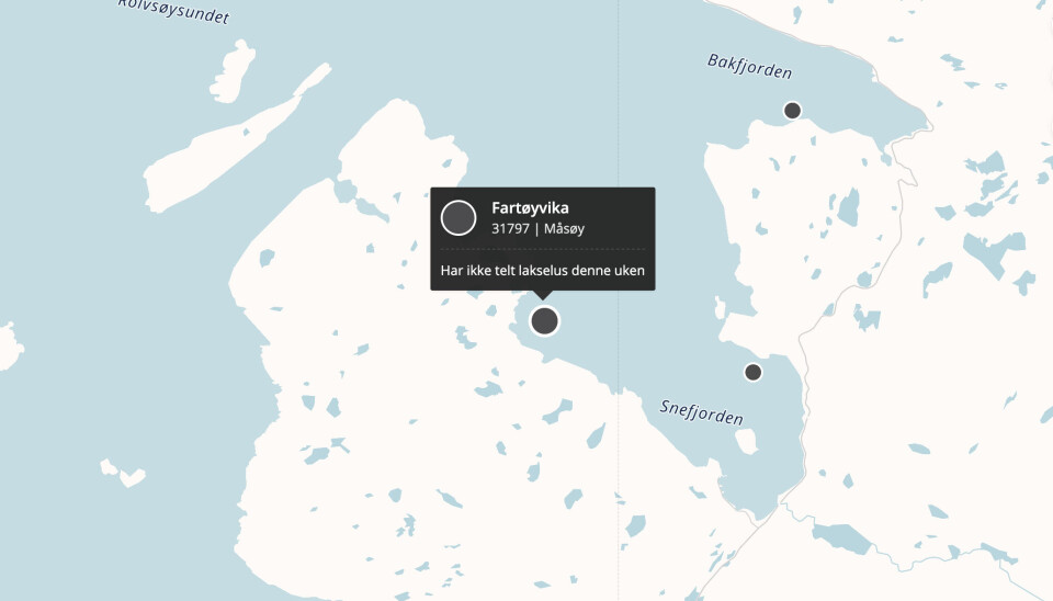 Salmar-lokalitet Fartøyvika. Salmar-lokalitet Fartøyvika.