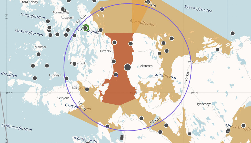 Lerøy-lokalitet Djupavika. Lerøy-lokalitet Djupavika.