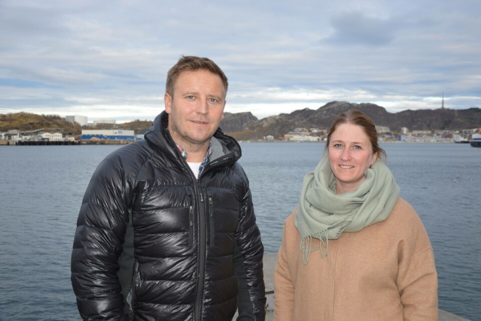 Polar Qualitys daglig leder Ole Kristian Kjellbakk og salgsdirektør Marit Sivertsen. Foto: Therese Soltveit.