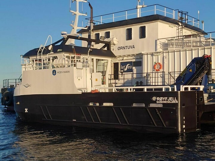 «Røyfjell» er tredje fartøyet Moen Marin overleverer til LetSea.