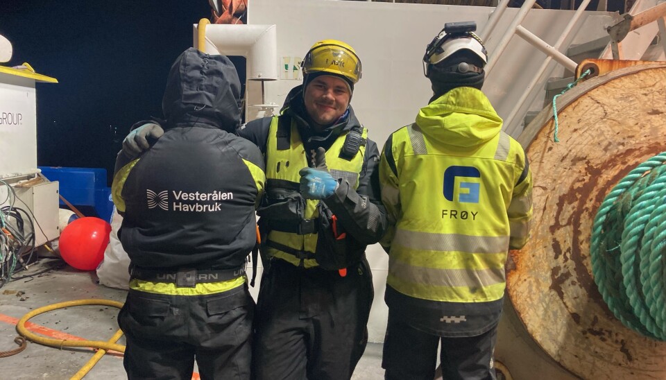 Vesterålen Havbruk og Frøy inngår samarbeid. Vesterålen Havbruk og Frøy inngår samarbeid.